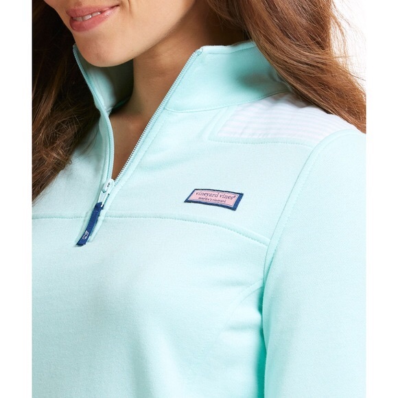 Vineyard Vines Mint Oxford Striped Shepherd Shirt - Picture 9 of 15